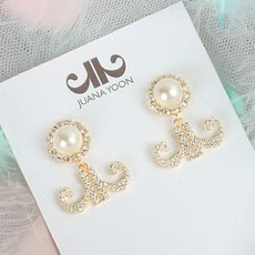 크림진주귀걸이