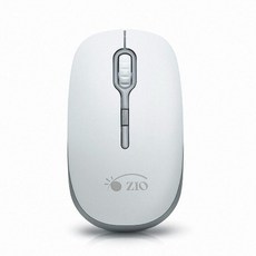 ZIO 무소음 무선 마우스 ZIO-MW4020, 화이트 + Gray