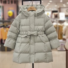 치크 *2023fw* 귀여운 리본 벨트 포인트 다운(+퍼목도리) [동아수성점]