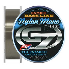 [털보낚시]G7 토너먼트 나일론 모노 300m, 14LB(3.5호)