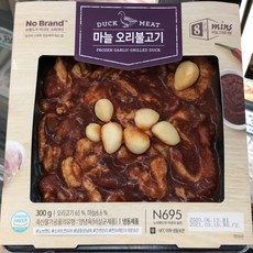 에이치제이에프 마늘오리불고기 300g, 아이스팩 포장