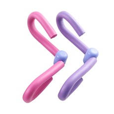 하스몰 무브 힙업 케겔 홈 트레이닝 간편 운동 다리관리 코어스링 2개입, 핑크+퍼플