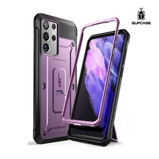 Supcase 갤럭시S21케이스/S21플러스 케이스/S21울트라 케이스 범퍼 보호커버 스탠드