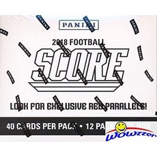 2018 년 NFL 축구의 놀라운 공장 봉인 된 거대한 FAT PACK 소매 포장 상자 (72) 신인 (36) 병렬 (48) 인서트를 포함한 480 개의 카드가 들어 있습니다! RC의 NFL 셀렉션의 사인을 찾아보세요! 와!, 본상품