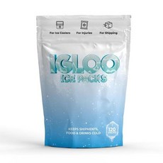 Igloo 배송용 인스턴트 아이스 팩 냉동 식품 배송용 드라이 아이스 런치 백용 아이스 젤 쿨러용 오래 지속되는 콜드 팩 냉동 식품 배송용 아이스 백 재사용 가능한 드라이 아이, 120개