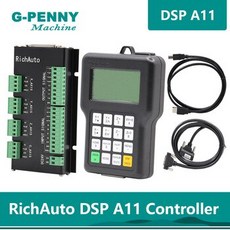 [해외] 배송! DSP 3 AXIS RICHAUTO A11 컨트롤러 CNC 라우터 용 CNC 무선 채널 조각사 핸들 모션 영어 버전, 1개, 상세내용표시
