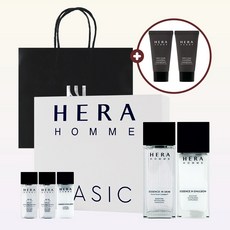 헤라 옴므 스페셜 2종 기획세트 옴므 에센스 인 스킨 / 에멀전 (헤라 옴므 쉐이빙 클렌징 폼 50ml x 2개 추가 증정), 1세트