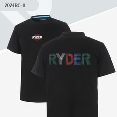 라이더 RYDER 2024RC-11코튼라이크 남성/여성 반팔티셔츠 배드민턴 복 탁구 스쿼시 스포츠의류