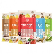 메타멍스 강아지 파우치 간식 장 눈 제중 면역력 관절 건강 15g x 5p 5종, 장건강, 75g, 1개
