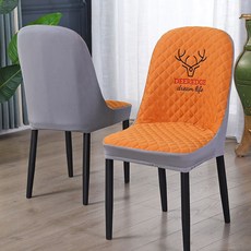  의자 커버 식탁의자커버 식탁의자 리폼 천갈이 식탁 덮개, A 