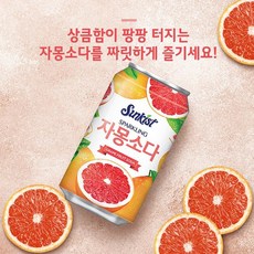 썬키스트 자몽소다, 355ml, 144개