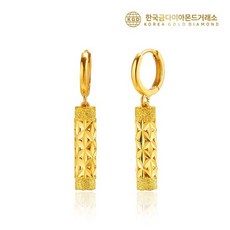 24k다이아컷팅귀걸이