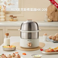스테인리스강 계란 스티머 가정용 다기능 밥솥 자동 전원 차단 아침 식사 기계, No steaming bowl, bilayer, 1개