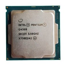 [해외] 인텔 펜티엄 G4560 듀얼 코어 3.5 GHZ TDP 54 W LGA 1151 14NM CPU L3 3 MB 캐시 61 HD VGA 데스크탑 프로세서, 상세내용표시