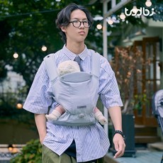 [토드비] 롤롤 다이얼 베이비 캐리어 아기띠 스카이블루, 색상:스카이블루