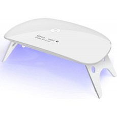 UV LED 네일 건조기 미니 젤 네일 램프 젤 폴란드를 위한 휴대용 양생등 6w(흰색) : 뷰티, 1, 단일옵션