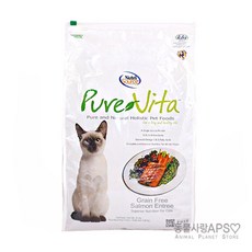 (무료배송) 퓨어비타 캣 그레인프리 연어 1kg 3kg 6.8kg 고양이 사료, 캣 연어 6.8kg, 1개