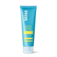 [미국] 698885 Bliss - Lemon & Sage Hand Cream | High-Intensity & Fast-Absorbing Hand Lotion & Cuticle, 4 Fl Oz