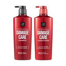 미쟝센 데미지케어 레드 프로틴 샴푸+컨디셔너 2종세트 680ml, 1개