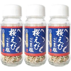 Hotaka Tourist Food 일본직구 호타카 관광 음식 사쿠라 새우 깨소금 2.1온스(60g) x 3팩, 사이즈, 60g, 3개