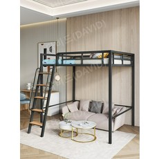 철제 2층 침대 프레임 기숙사 이층 성인 직원 기숙사 학생 숙소 원룸 더블 합숙, 1200mmx2000mm