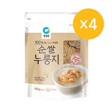 [종가집] 청정원 순쌀 누룽지 250g x 6개, 500g, 4개