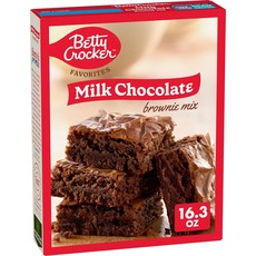 Betty Crocker Favorites 밀크 초콜릿 브라우니 믹스 홀리데이 베이킹 16.3온스, 462g, 1개