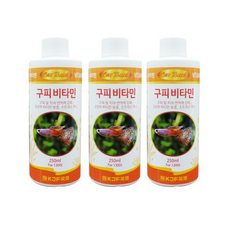 원터치 구피 비타민, 250ml, 24개