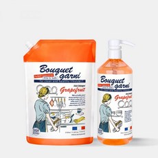 부케가르니 에코 주방세제 2L+750ml 세트 자몽향, 레몬향 2L+750ml세트 1개