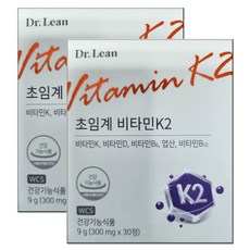 닥터린 초임계 비타민K2 뼈건강 멀티비타민 종합비타민, 2박스, 30정