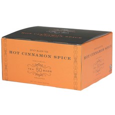 하니 앤 손스 티 50티백 핫 시나몬 스파이스 블랙티 Harney & Sons Hot Cinnamon Spice Tea 50 Tea Bags, 1개, 2g, 1개, 50개입