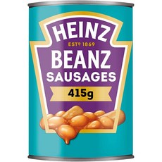 HEINZ 베이크드 빈즈 앤 소시지 콩요리 간편아침 영국직배송 415g, 12세트