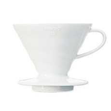 Hario V60 세라믹 커피 메이커 사이즈 01 화이트