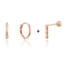 로이드14k볼귀걸이