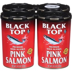 블랙탑 프리미엄 알래스카 핑크 연어 14.75 oz (415 g) 4팩, 415g, 4개
