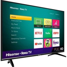 Alexa 호환성을 갖춘 Hisense 40인치 클래스 H4 시리즈 LED Roku 스마트 TV(40H4F 2020 모델), TV Only, 40 in