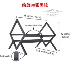 LP판 거치대 레코드판 꽂이 수납 스탠드 투명 앨범 레코드 엘피 전시대, 한 개
