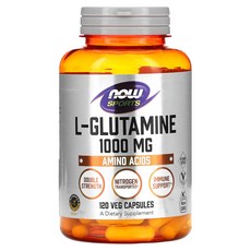 Nowfood 나우푸드 스포츠 L글루타민 더블 스트렝스 1 000mg 120정 베지캡슐 엘 글루타민, 1개
