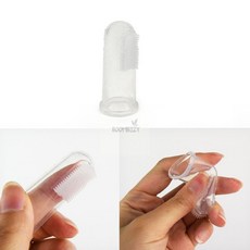 강아지 손가락 칫솔 부드러운칫솔, 1개