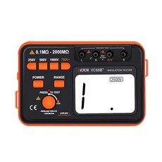 절연 저항기 테스터 디지털 고전압 500v 전자 전기, VC60D+(1000V/2500V)저항테스트기