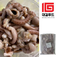 [바다식객] 도매 냉동 절단낙지 500g x 12팩 (M L), L, 12개