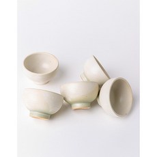 이천도자기 다기잔 꽃차잔 찻잔 70ml, 매트백유찻잔, 1개