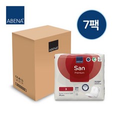 아베나 덴마크 프리미엄 케어패드 중형 28매x7팩(1box), 7개, 28개입