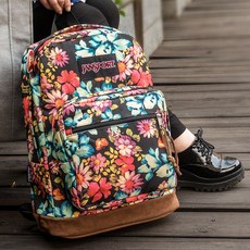 잔스포츠 중학생 여행 등가방 JanSport 코듀로이 블루 복조리백팩 미니 하이랜드 파인트