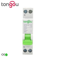 DPN 25A MCB 1P + N 110V 220V 커브 C AC 미니 회로 차단기 (5 년 보증), 1개
