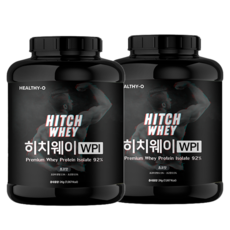 히치웨이 WPI 프로틴 헬스 단백질보충제 분리유청단백질 헬시오 2kg 3. 히치웨이 초코맛 2통(5%할인), 2개