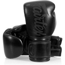 Fairtex (페어 텍스) BGV14 마이크로 화이버 권투 장갑 무에타이 권투 MMA 킥복싱 트레이닝 용품 무술, [06] 블랙 단색, 1개