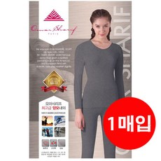 일반 기모보다 2배 두꺼운 강력 보온 양모 오마샤리프 여성용 스포츠 내의 상하 세트 OSW0003