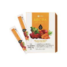 아이케어 ABC주스 이너뷰티 콜라겐 젤리스틱 20g x 30포 제내흡수율이 높은 저분자 이너뷰티 어린 콜라겐!히알루론산함유 석류콜라겐, 1개