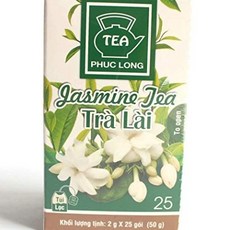 Phuc Long Jasmine tea Tra lai 베트남 쟈스민 티백, 50g, 6개, 25개입, 2g
